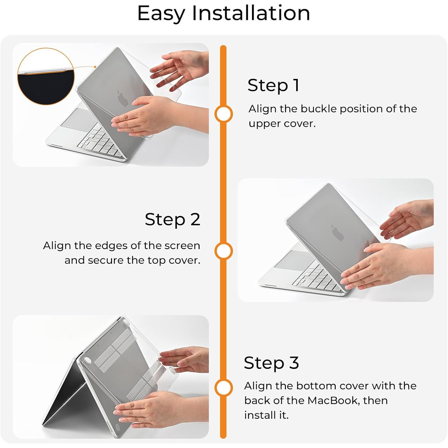 Carcasa iNext pentru MacBook Neo 13 inch 2026 Model A3404 cu cip A18 Pro, carcasa de protectie rezistenta la zgarieturi si capac pentru tastatura pentru Macbook Neo, transparenta