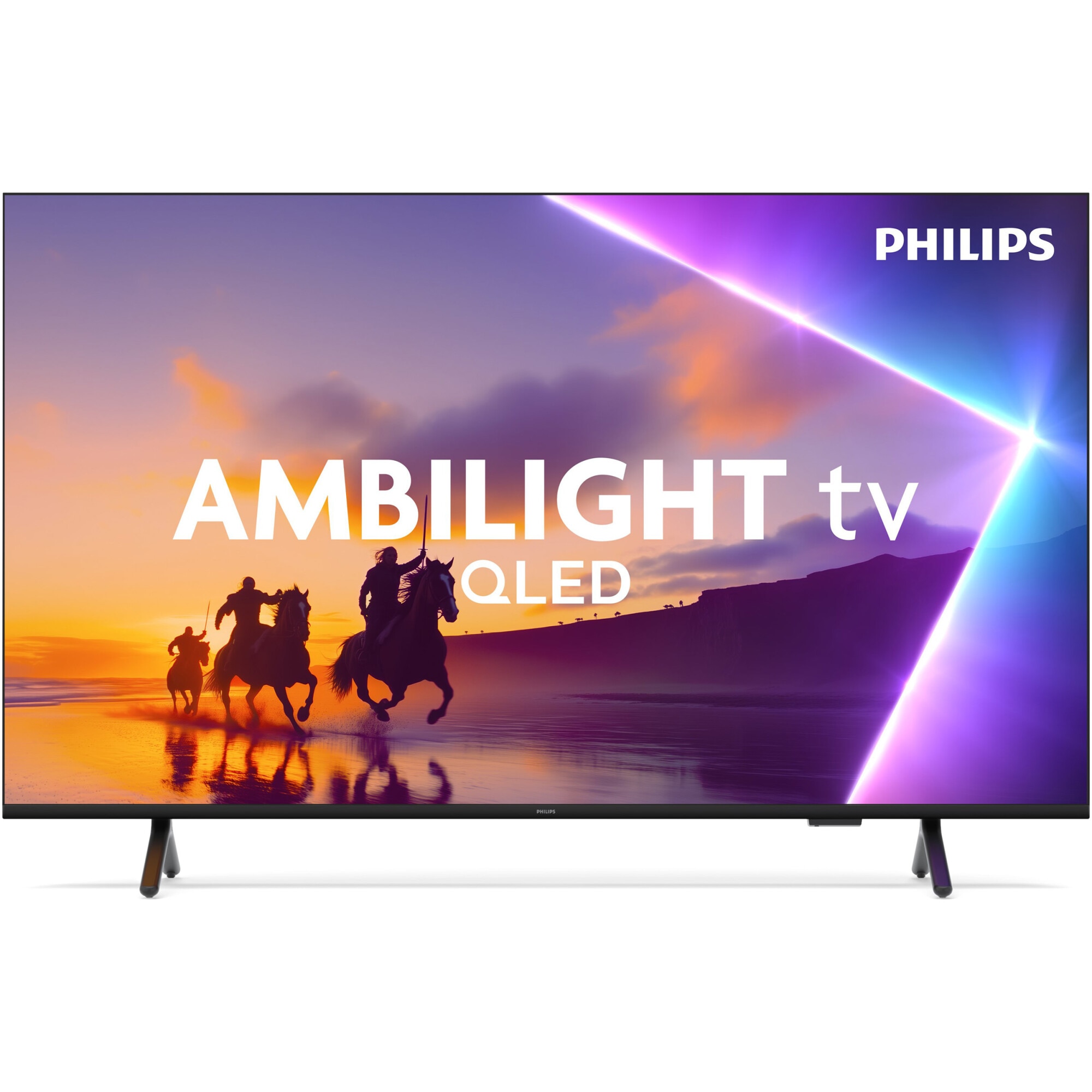 Televizor Philips AMBILIGHT tv QLED 85PUS8510, 215 cm, Smart TV, 4K Ultra HD, Clasa D