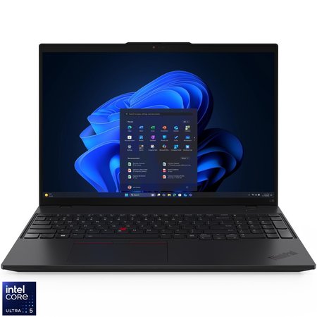 Laptop Lenovo ThinkPad L16 Gen 2 cu procesor Intel® Core Ultra 5 225U pana la 4.8GHz, 16" WUXGA , IPS, 32GB DDR5 RAM, 1TB SSD, Intel® Graphics, Windows® 11 Pro, Black, 3y on-site Premium Care