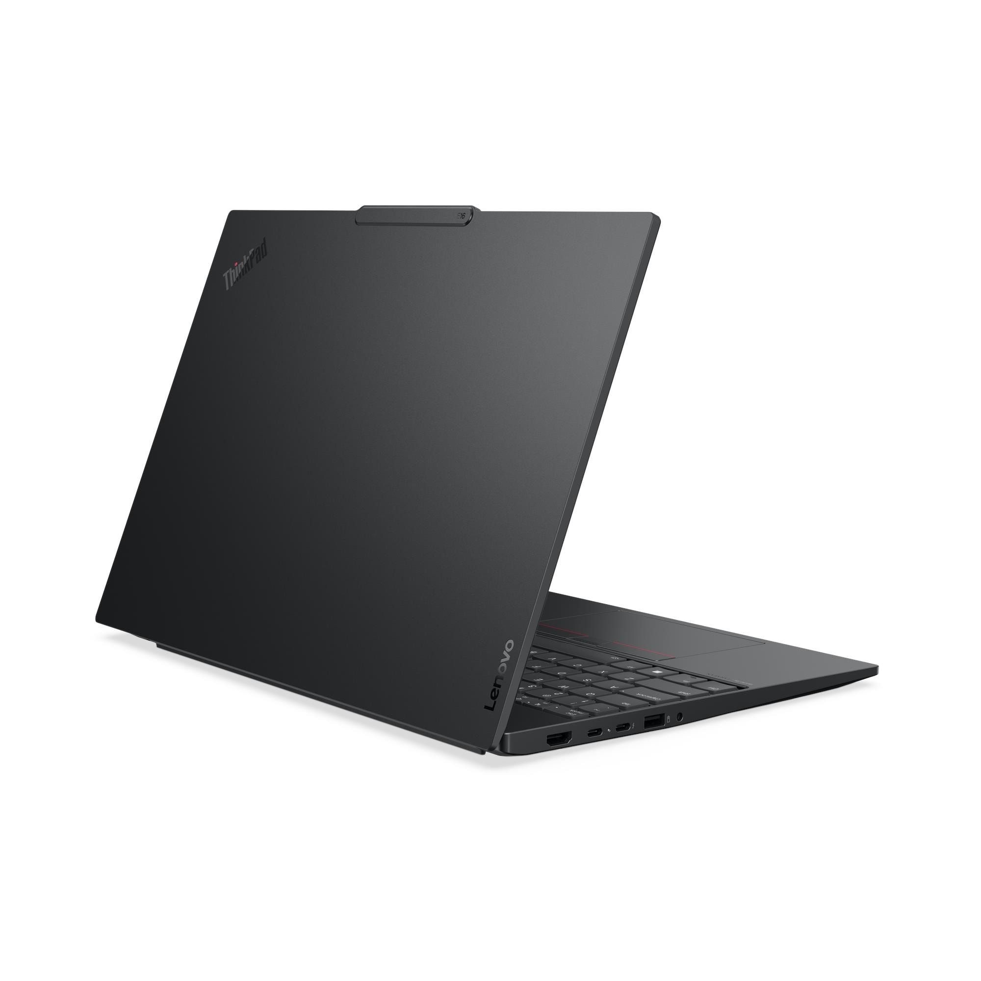 Laptop Lenovo ThinkPad E16 G3 21SR004KRI, 16 inch 1920 x 1200, Intel 255H 16 C / 26 T, 2.5 GHz - 5.1 GHz, 24 MB cache, 28 W, 16 GB DDR5, 512 GB SSD, Intel Arc 140T, Fara sistem de operare