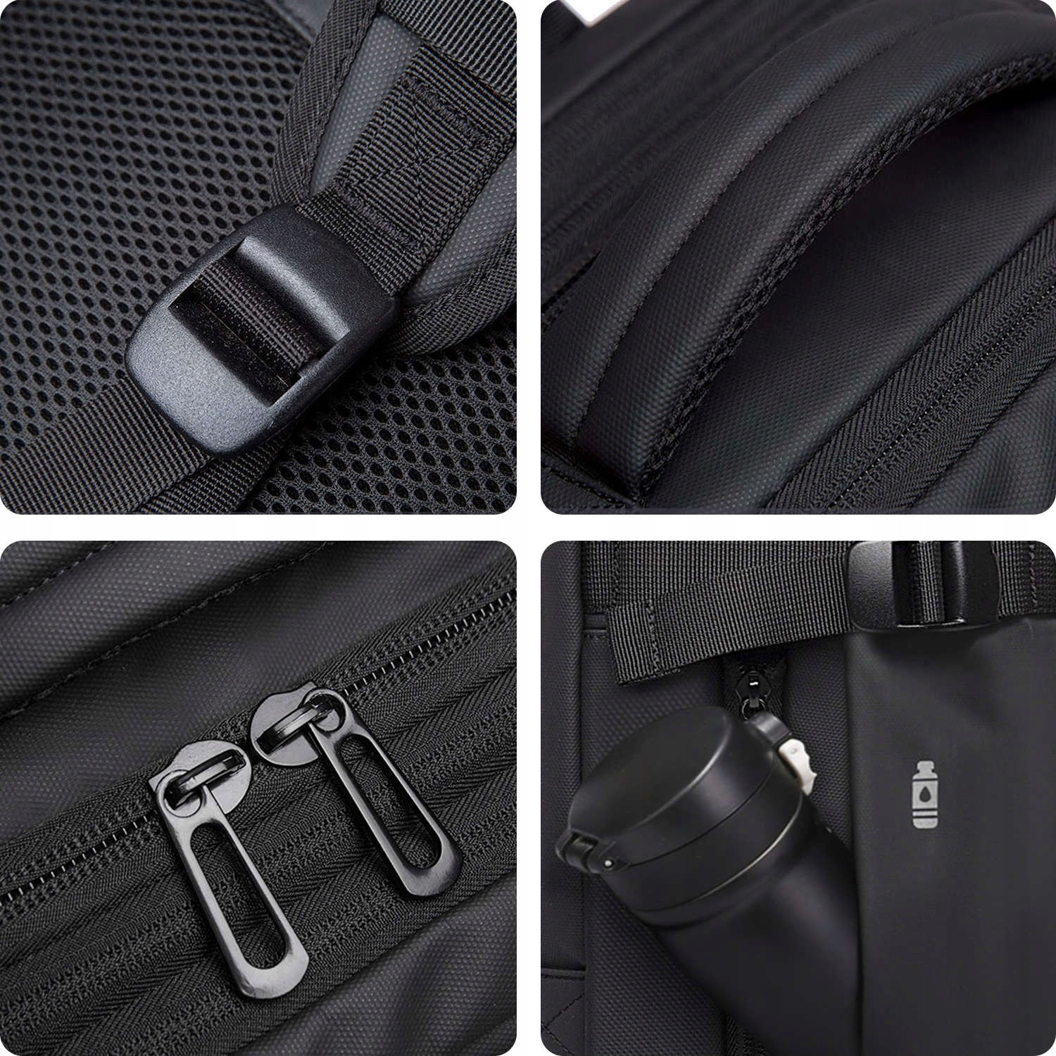 Rucsac calatorie Ruhhy, waterproof, 45L, 40x20x25cm, pentru laptop 17,3"