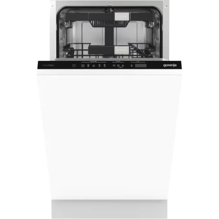 Mașină de spălat vase incorporabilă Gorenje GV583B10AD, 10 seturi, 45 cm, Clasa energetică B, Alb