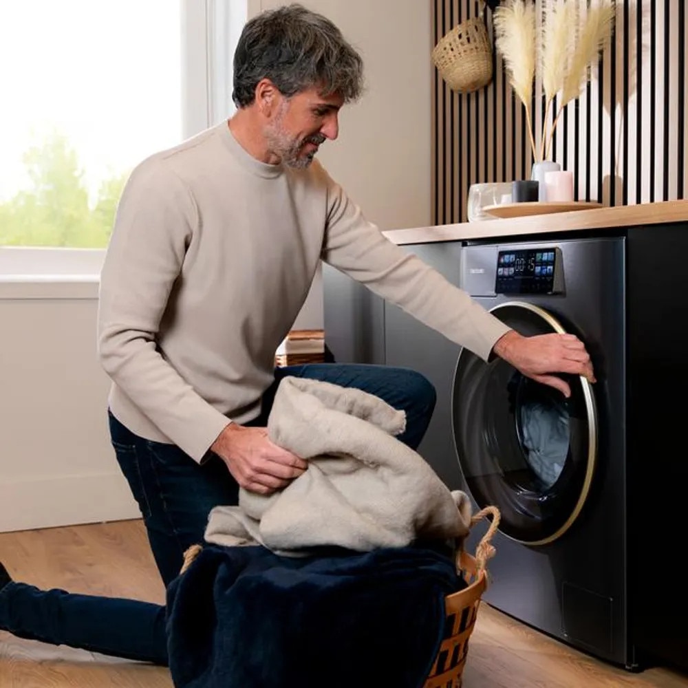 Masina de spalat rufe smart Cecotec, Bolero DressCode Autodose Direct Drive, clasa A, capacitate spalare 12 kg, motor Direct Drive Inverter, functie Auto-Dose, 14 programe prestabilite, Drum Clean Plus, program Smart Wash, Steam Max, Sanitise, titan
