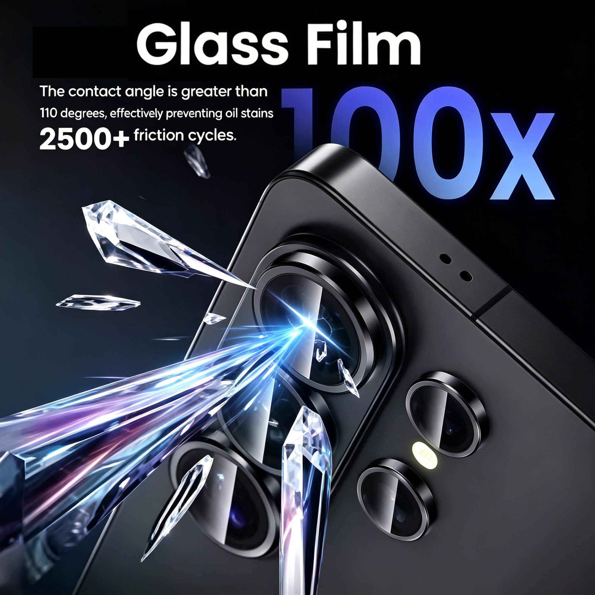 Protectie lentila camerei din sticla securizata 9H, 1 bucata, rama metalica neagra, transparenta HD, rezistenta la zgarieturi, compatibil Samsung Galaxy S26 Ultra 5G