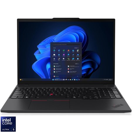 Laptop Lenovo ThinkPad T16 Gen 4 21QE003TRI, 16 inch 1920 x 1200, Intel 225U 12 C / 14 T, 1.5 GHz - 4.8 GHz, 32 GB DDR5, 1 TB SSD, Intel Graphics, Windows 11 Pro