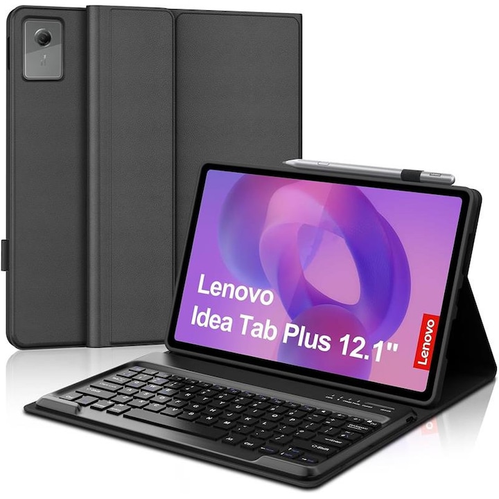 HUSA SI TASTATURA BLUETOOTH 2 IN 1 PENTRU Lenovo Idea Tab Plus 12 "1"