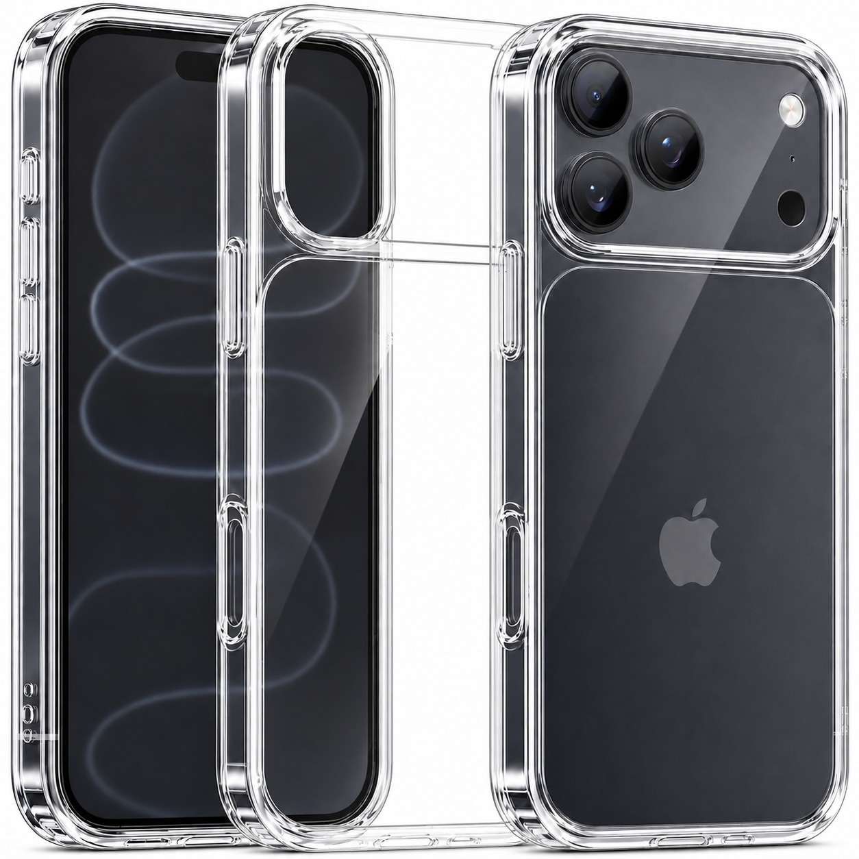 Husa pentru iPhone 17 Pro Max, Transparenta Crystal Clear, Protectie Militara Antisoc, Rezistenta la Ingalbenire, Bumper Ranforsat