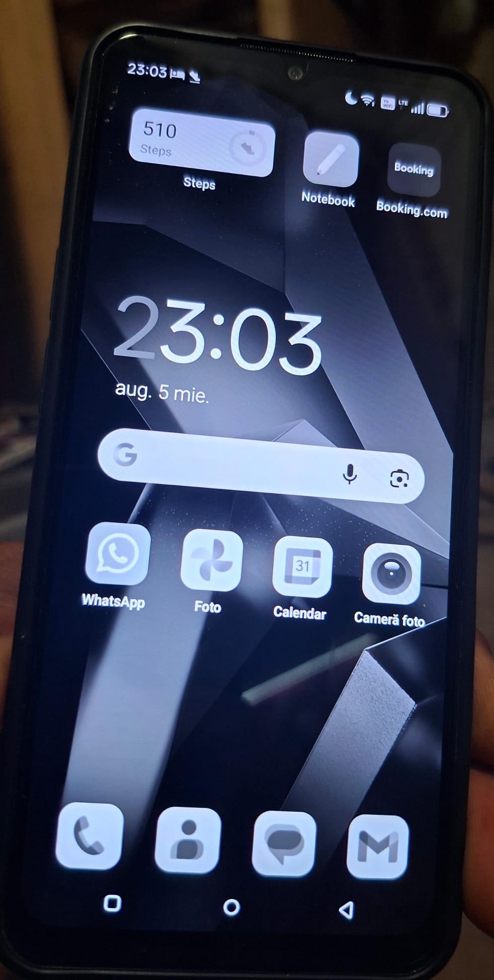 Telefon mobil Blackview Wave 7C, Android 16, 16GB+128GB（2TB TF),6.56"HD+ IPS, 32MP+13MP, Unisoc Tiger T310,5000mAh/IP54/WiFi 5G/Face ID/2 SIM, Albastru