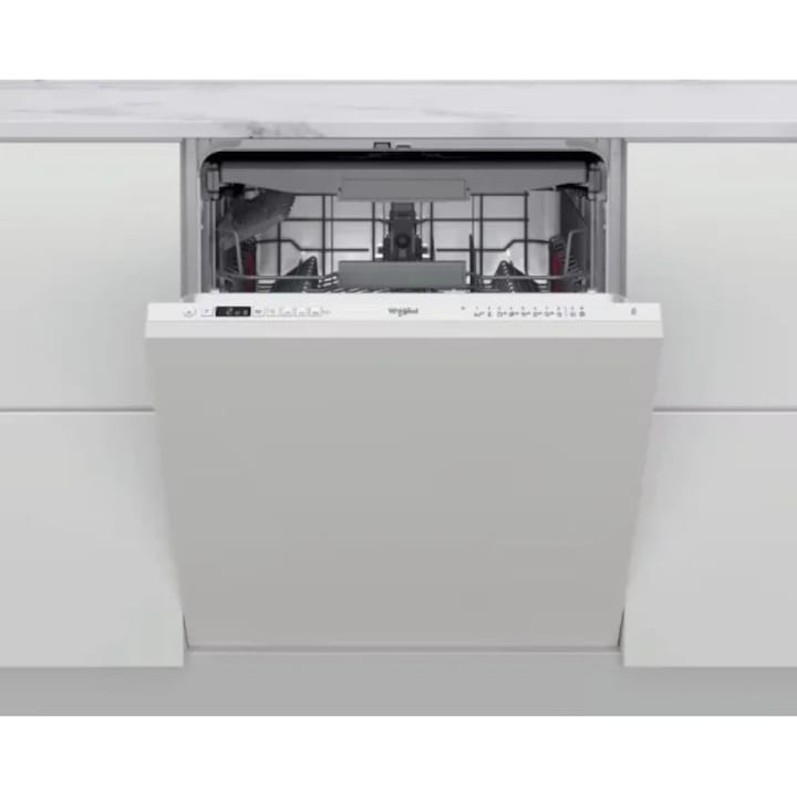 Masina de spalat vase incorporabila Whirlpool WH4IFC14BN6, complet incorporabila, 14 seturi, Clasa C, 9 programe, 44 dB, Start intarziat, Alb