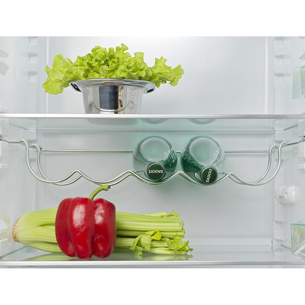 Combina frigorifica Snaige RF56NG-P5CBNF0, Compresor inverter, No Frost, Clasa F, 290 l, H 190 cm, Inox