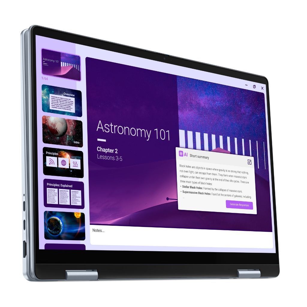 Laptop Dell 14 Plus DB04250, 14 inch 1920 x 1200 Touchscreen, Intel 256V 8 C / 8 T, 2.2 GHz - 4.8 GHz, 12 MB cache, 12 W, 16 GB LPDDR5X, 1 TB SSD, Intel Arc Graphics, Windows 11 Pro