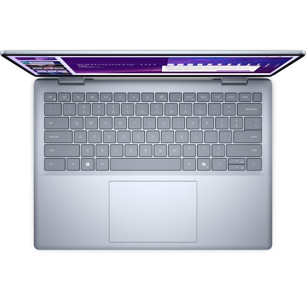 Laptop Dell 14 Plus DB04250, 14 inch 1920 x 1200 Touchscreen, Intel 256V 8 C / 8 T, 2.2 GHz - 4.8 GHz, 12 MB cache, 12 W, 16 GB LPDDR5X, 1 TB SSD, Intel Arc Graphics, Windows 11 Pro