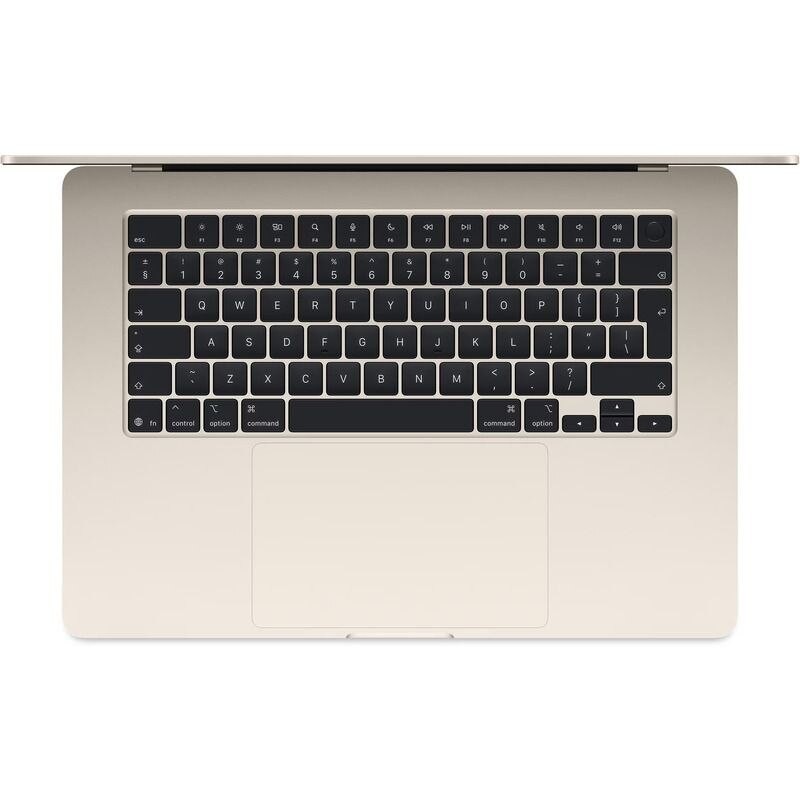 Laptop Apple MacBook Air MC6K4ZE/A, 15.3 inch 2880 x 1864, Apple M4 10-Core 10 C / 10 T, 24 GB RAM, 512 GB SSD, Apple 10-Core GPU, Mac OS, Starlight