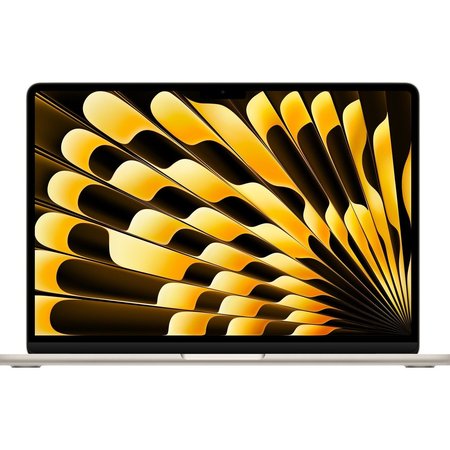 Laptop Apple MacBook Air MC6K4ZE/A, 15.3 inch 2880 x 1864, Apple M4 10-Core 10 C / 10 T, 24 GB RAM, 512 GB SSD, Apple 10-Core GPU, Mac OS, Starlight