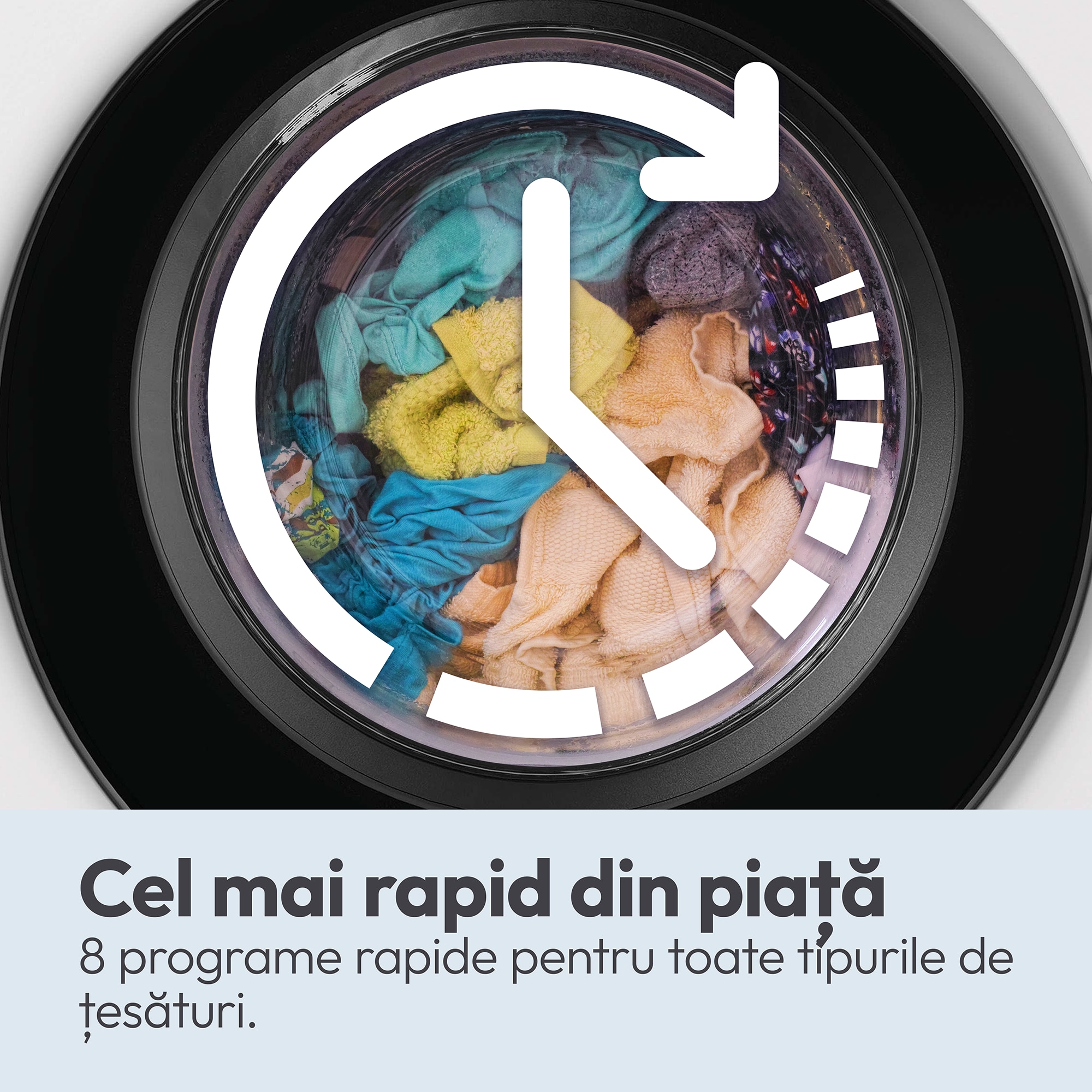 Masina de spalat rufe Slim CANDY BP 49SBL8-S, clasa energetica A-20%, 9 kg, 1400 rpm, Motor Inverter, ProActive Wash, conectivitate WiFi/ hOn app, XL Soft Drum, Clean Shield, alba