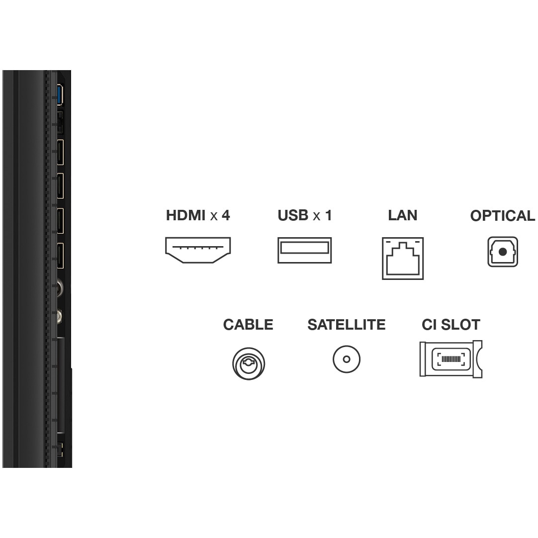Televizor TCL QLED 85P8K, 214 cm, Smart Google TV, 4K Ultra HD, 100Hz, Clasa F