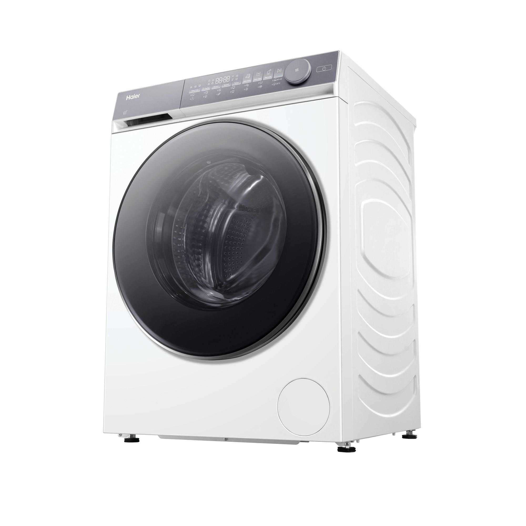 Masina de spalat rufe Haier HW80-B14367U1-S, 8 kg, 1400 rpm, clasa A-45%, motor Direct Motion, Flexy Time, WiFi/ hOn app, ABT, Refresh, alba
