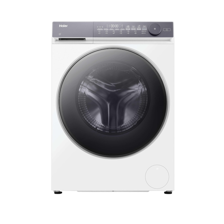 Masina de spalat rufe Haier HW80-B14367U1-S, 8 kg, 1400 rpm, clasa A-45%, motor Direct Motion, Flexy Time, WiFi/ hOn app, ABT, Refresh, alba