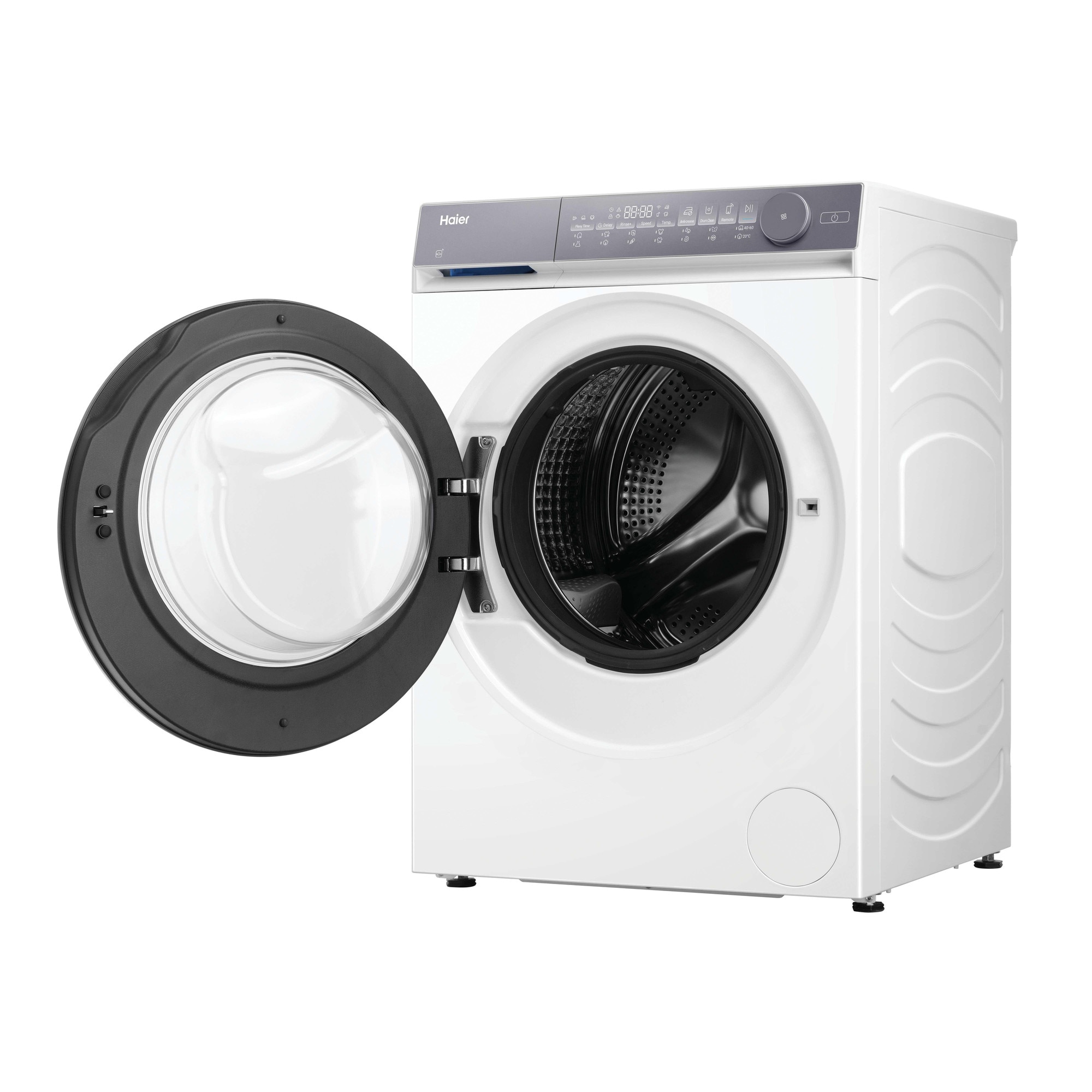 Masina de spalat rufe Haier HW80-B14367U1-S, 8 kg, 1400 rpm, clasa A-45%, motor Direct Motion, Flexy Time, WiFi/ hOn app, ABT, Refresh, alba