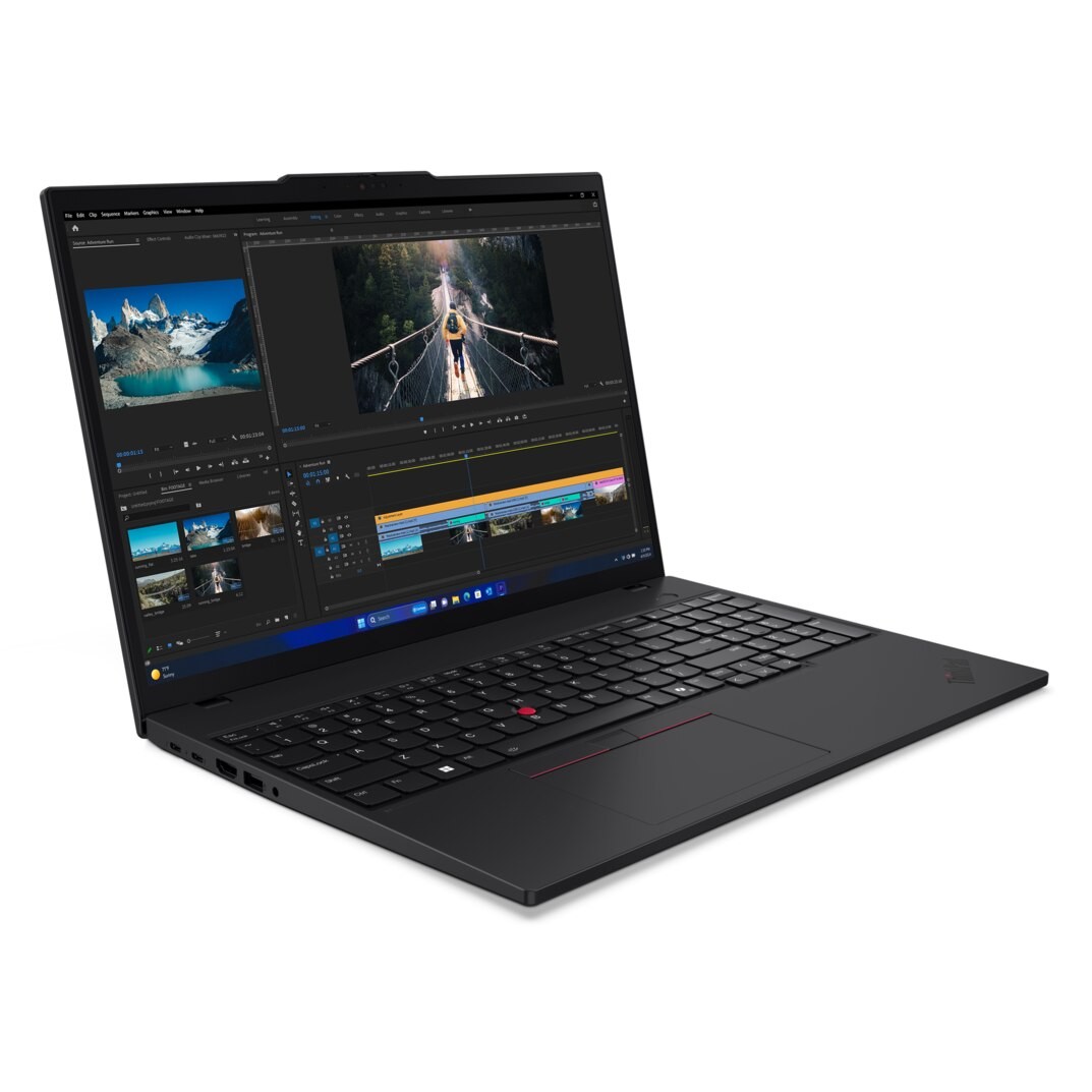Laptop Lenovo ThinkPad T16 G3 WUXGA 16 inch Intel Core Ultra 5 125U 16GB 512GB SSD Windows 11 Pro Black