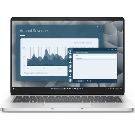Laptop Dell Pro 14 PC14255, 14 inch 1920 x 1200, AMD AI 5 340 6 C / 12 T, 2.0 GHz - 4.8 GHz, 6 MB 16 MB cache, 28 W, 16 GB DDR5, 512 GB SSD, AMD Radeon Graphics, Windows 11 Pro