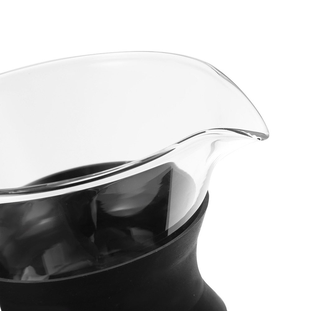 Cafetiera Cozevdnt, design artizanal, filtru micro din otel inoxidabil, carafa din sticla, control al infuzarii