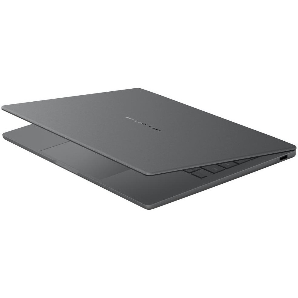 Laptop ASUS Zenbook A14 UX3407RA cu procesor Snapdragon® X Elite X1E 78 100 pana la 3.4GHz, 14'', WUXGA, OLED, 16GB LPDDR5X RAM, 1TB SSD, Qualcomm® Adreno™ GPU, Windows 11 Pro, Iceland Gray
