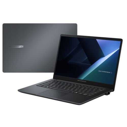 Laptop Asus ExpertBook B1 B1402CVA-NK1942XA, 14 inch 1920 x 1080, Intel Core i5-1335U 10 C / 12 T, 1.3 GHz - 4.6 GHz, 12 MB cache, 8 GB RAM, 256 GB SSD, Intel Iris Xe Graphics, Windows 11 Pro Education, Negru
