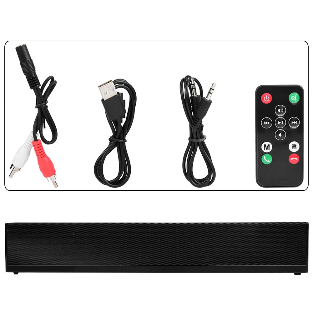 Boxa Soundbar, 20W, Bluetooth, stereo, negru, compact