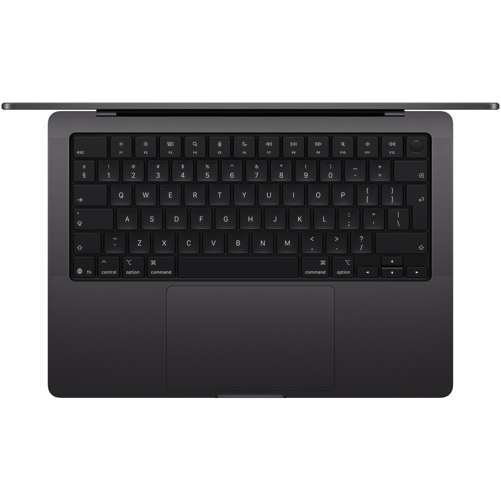 Laptop Apple MacBook Pro 14'' cu procesor Apple M5, 10 nuclee CPU, 10 nuclee GPU, 32GB RAM, 1TB SSD, Space Black, Tastatura US English
