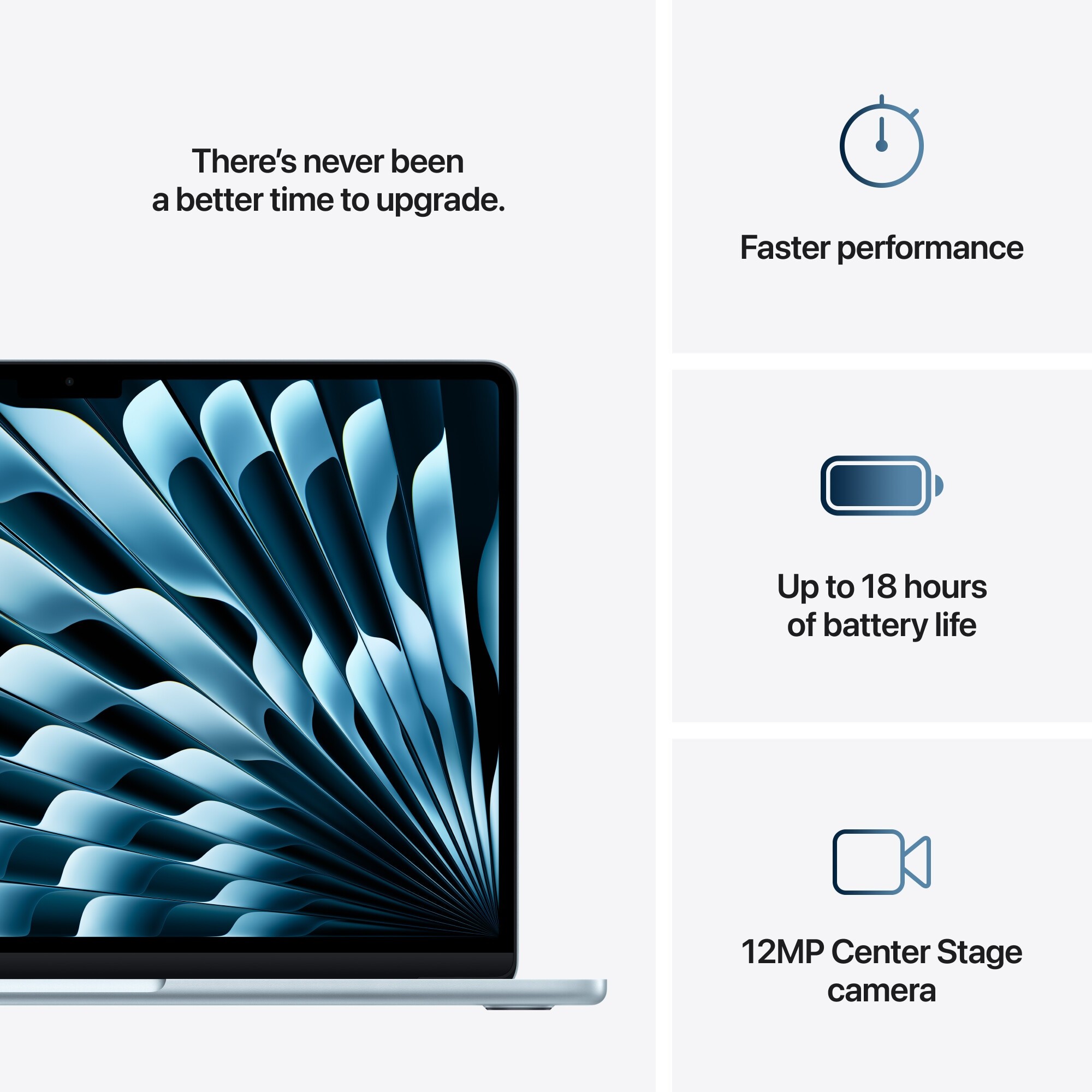 Laptop Apple MacBook Air Z1H9000BM, 13.6 inch 2560 x 1664, Apple M4 10-Core 10 C / 10 T, 32 GB RAM, 1 TB SSD, Apple 10-core GPU, Mac OS, Sky Blue