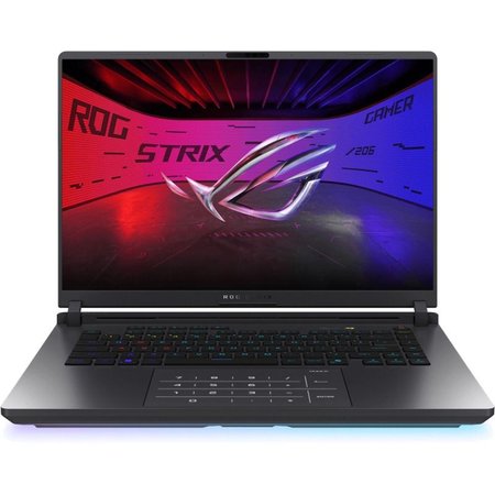 Laptop Asus ROG Strix G16 G615 G615LW-S5047, 16 inch 2560 x 1600, Intel Core Ultra 9 275HX 24 C / 24 T, 2.7 GHz - 5.4 GHz, 40 MB cache, 28 W, 32 GB DDR5, 2 TB SSD, Nvidia GeForce RTX 5080, Fara sistem de operare, Gri