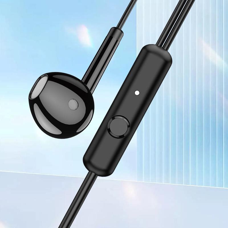 Casti cu fir KAKUSIGA KSC-1301, 14mm, 3.5mm, 1.1m, negre