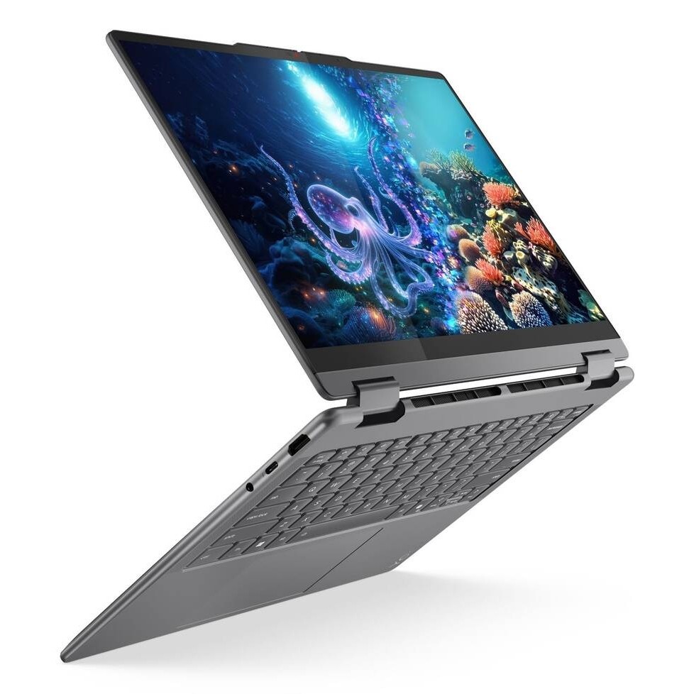 Laptop Lenovo Yoga 7 WUXGA 14 inch Intel Core Ultra 5 226V 16GB 512GB SSD Windows 11 Home Luna Grey