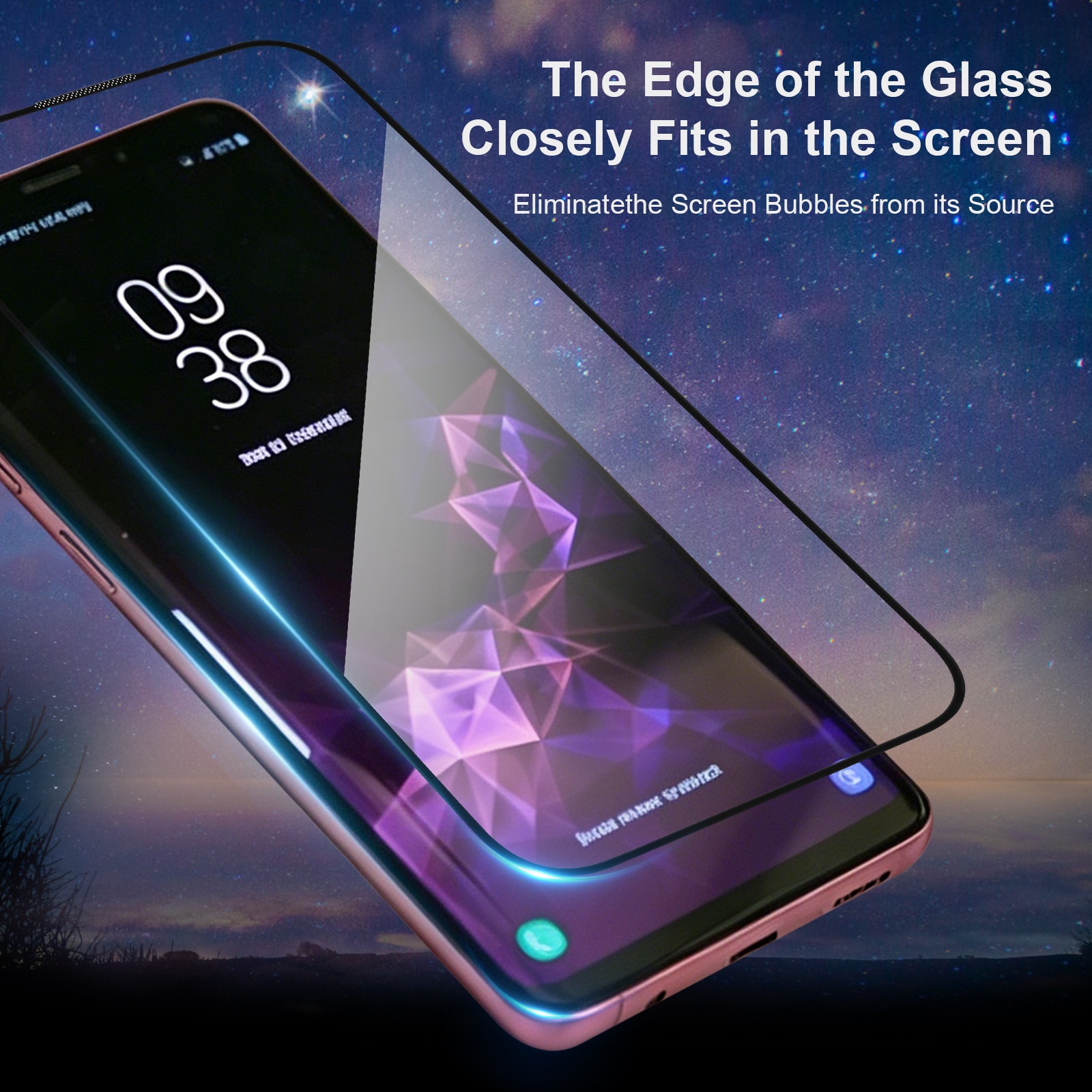 XWK® Folie protectie telefon 9h, sticla securizata, transparenta, antisoc, pentru Samsung S21