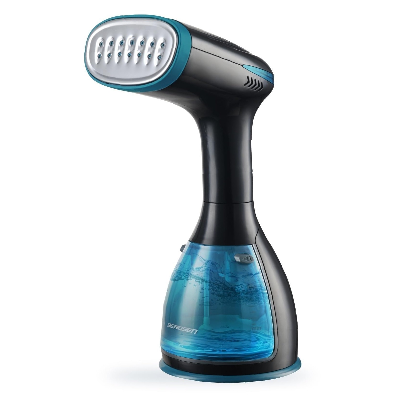 Indreptat cu abur Berdsen Steamer, 1500W 32g/min, Fier de calcat cu abur Perie cu abur Fier de calcat cu abur Fier de calcat de calatorie, Compact, Negru