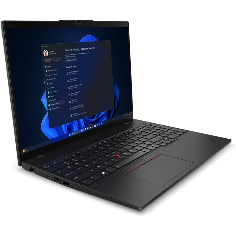 Laptop Lenovo 16'' ThinkPad L16 Gen 1, WUXGA IPS, Procesor Intel® Core™ Ultra 7 155U (12M Cache, up to 4.80 GHz), 48GB DDR5, 8TB SSD, Intel Graphics, no os, Black