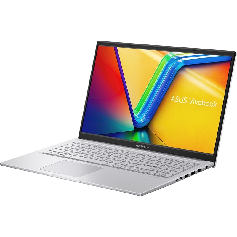 Laptop ASUS Vivobook 15 A1502VA cu procesor Intel® Core™ i5-13420H pana la 4.6GHz, 8 cores, 15.6'', Full HD, IPS, 32GB DDR4, 512GB SSD, Intel® HD Graphics, No OS, Cool Silver