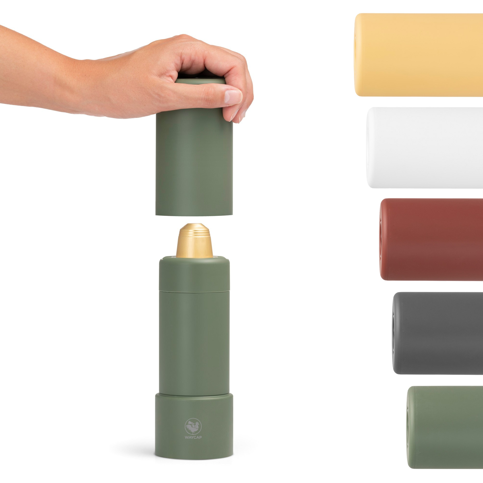 Reciclator de capsule, WayCap, compatibil cu Nespresso, Recicloo, verde