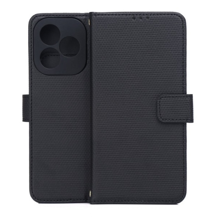 Husa Tip Flip Cover Upzz Smart Triangle Compatibila Cu Honor 600 LITE, Magnet, Functie Stand, Negru