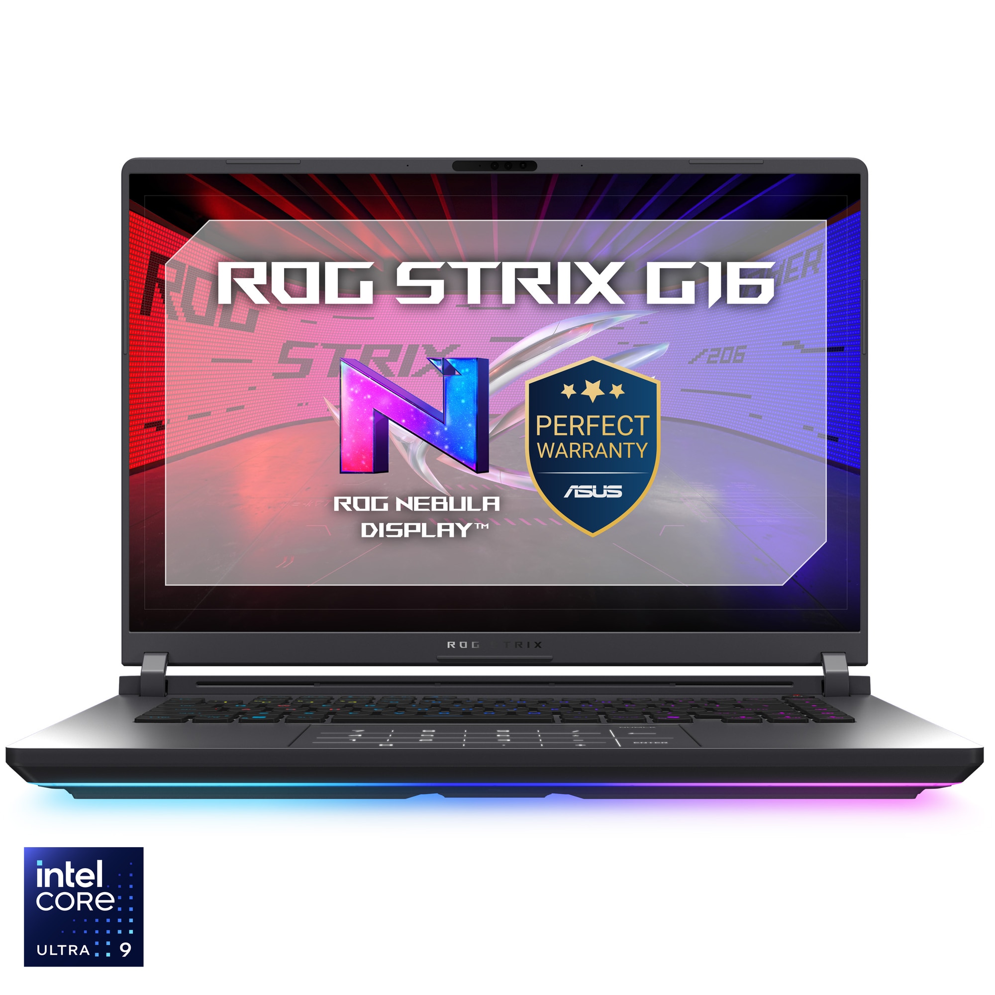 Laptop Gaming ASUS ROG Strix G16, cu procesor Intel Core Ultra 9 275HX, 16'' IPS, 32 GB DDR5, 2 TB, NVIDIA GeForce RTX 5080, 16GB GDDR7, Fr OS