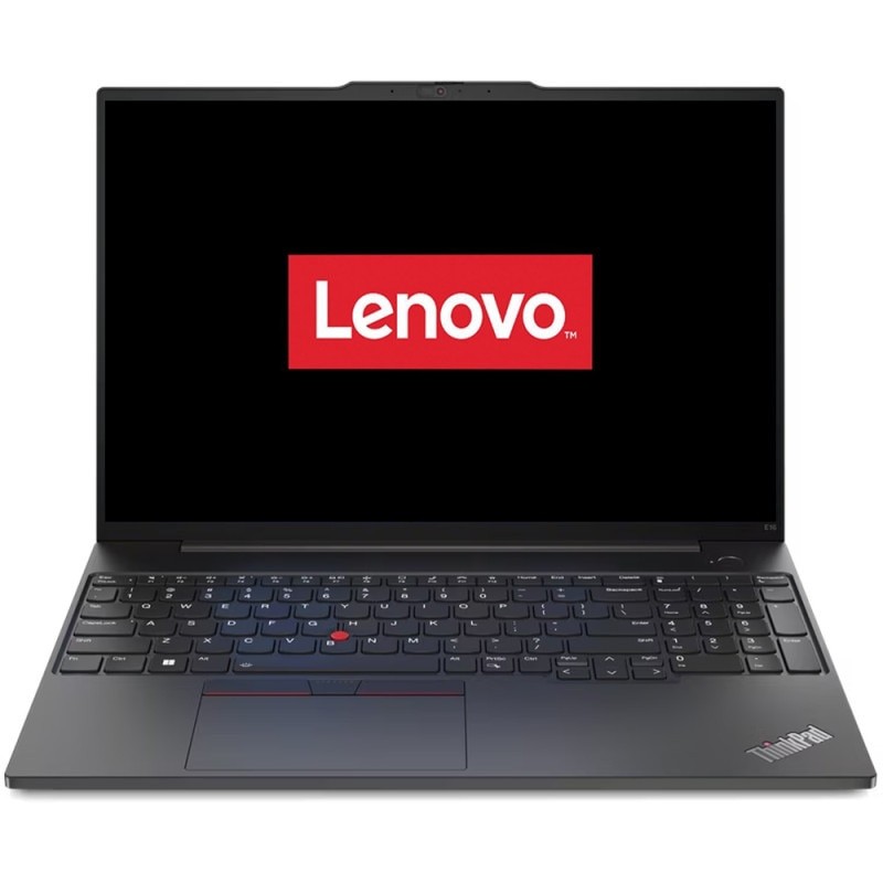 Laptop Lenovo ThinkPad E16 Gen 1 cu procesor Intel® Core™ i5-1335U pana la 4.6 GHz, 10 nuclee, 12 MB "16", WUXGA, IPS, 40GB DDR4, 2TB SSD, Intel® Iris® Xe Graphics, No OS, Graphite Black