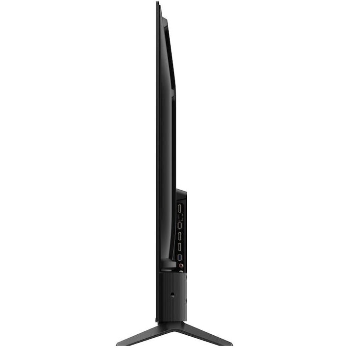 Televizor LED Smart TCL 55V6C, diagonala 139 cm, Ultra HD / 4K, clasa E, sistem operare Google TV, tehnologie HDR, Dolby Audio, Chromecast, T-Cast, Game Mode, negru