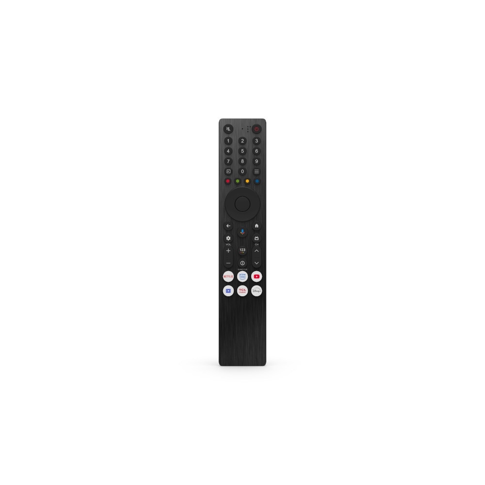 Televizor LED Smart TCL 55V6C, diagonala 139 cm, Ultra HD / 4K, clasa E, sistem operare Google TV, tehnologie HDR, Dolby Audio, Chromecast, T-Cast, Game Mode, negru