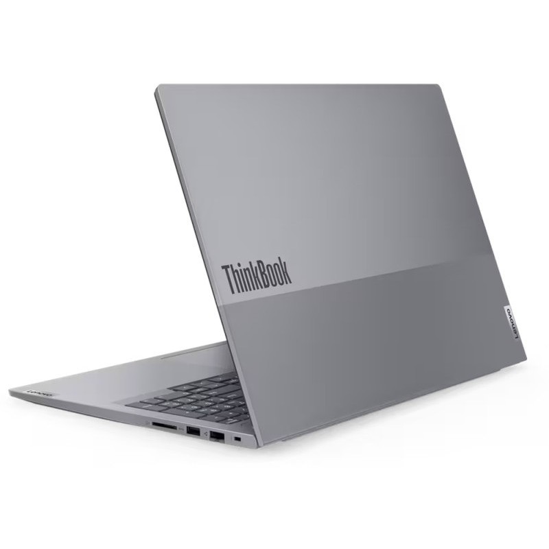 Laptop Lenovo 16'' ThinkBook 16 G6 IRL, WUXGA IPS, Procesor Intel® Core™ i5-1335U (12M Cache, up to 4.60 GHz), 64GB DDR5, 256GB SSD, Intel Iris Xe, No OS, Arctic Grey