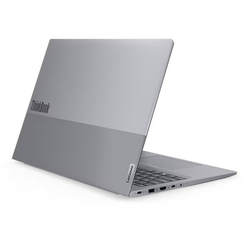 Laptop Lenovo 16'' ThinkBook 16 G6 IRL, WUXGA IPS, Procesor Intel® Core™ i5-1335U (12M Cache, up to 4.60 GHz), 64GB DDR5, 256GB SSD, Intel Iris Xe, No OS, Arctic Grey