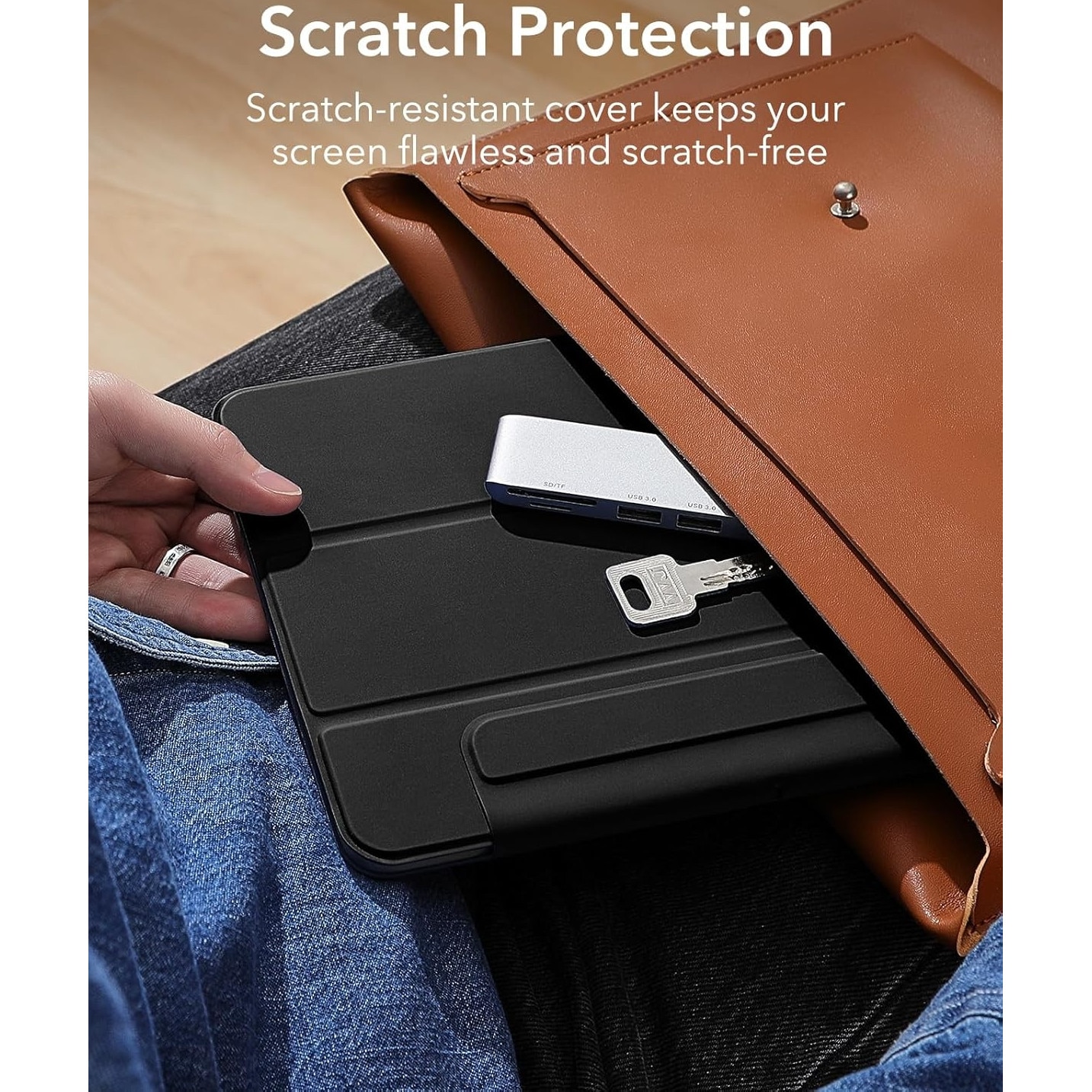 Husa Magnetica pentru iPad Pro 13" (M5/M4) 2025/2024, Suport Pencil Pro, Smart Cover
