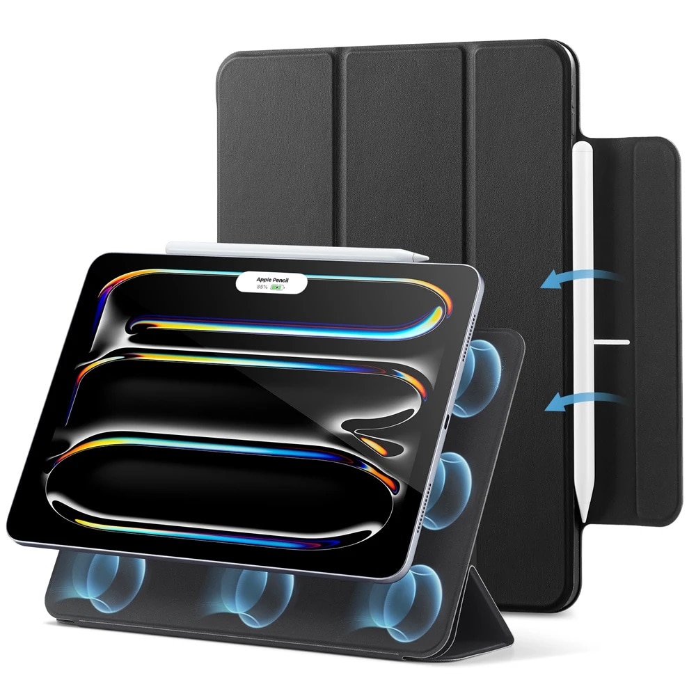 Husa Magnetica pentru iPad Pro 13" (M5/M4) 2025/2024, Suport Pencil Pro, Smart Cover