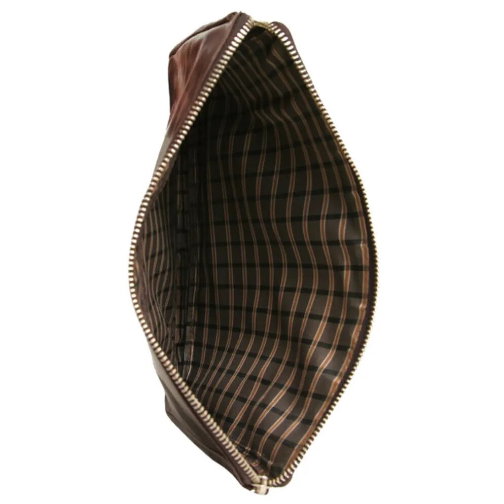 Husa tableta din piele naturala maro 25x18x3cm