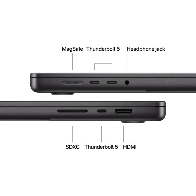 Laptop Apple Macbook Pro Z1FT001LS, 16.2 inch 3456 x 2234, Apple M4 Pro 14-Core 14 C, 24 GB RAM, 1 TB SSD, Apple 20-Core GPU, Mac OS, Space Black